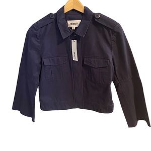 BB Dakota Navy Blue Maddox Utility Jacket, Size Small